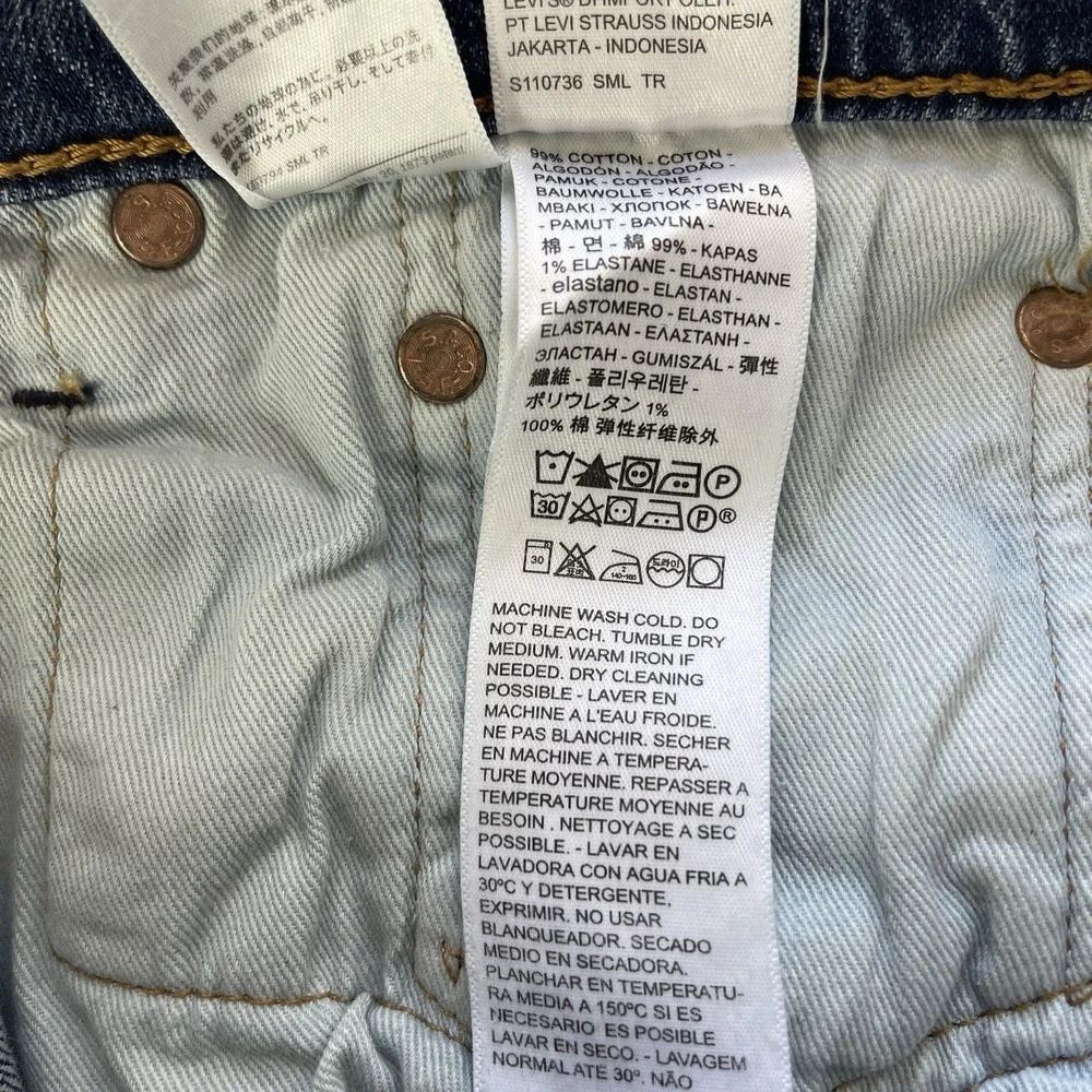Levis Jeans Mens 30x32 Blue 512 Slim Taper Premium Medium Wash Denim Preppy